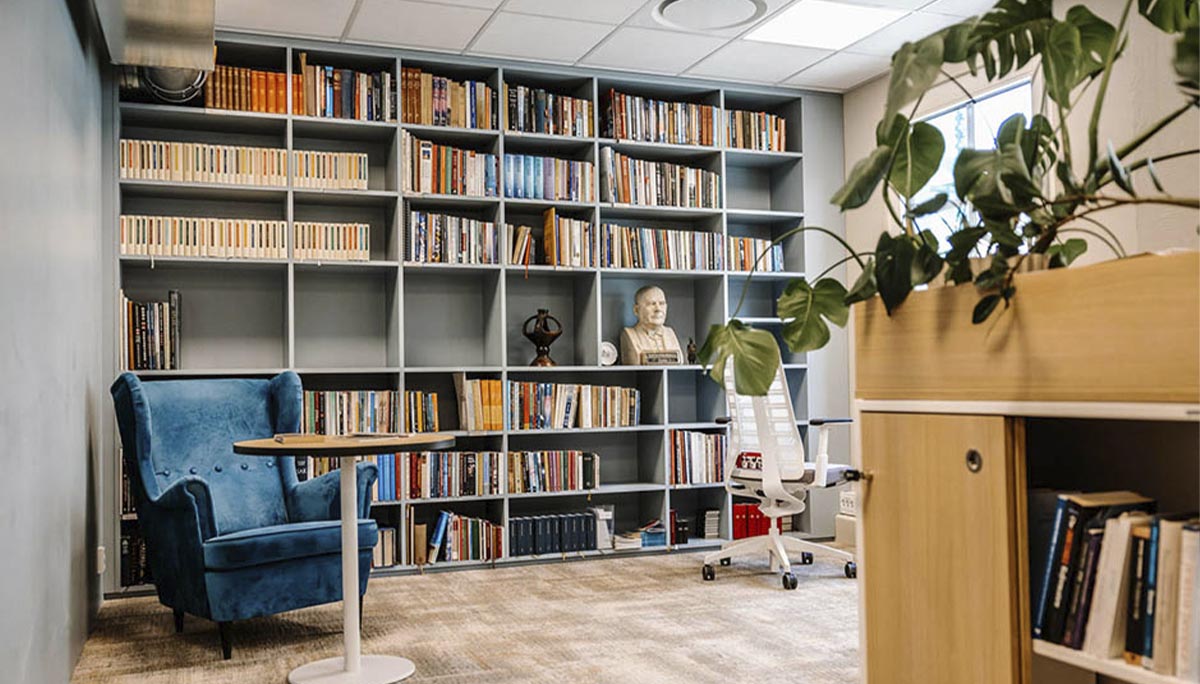 mueble y biblioteca